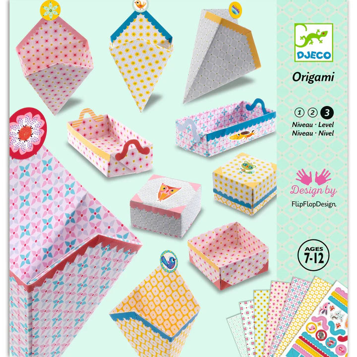 Small Boxes Origami Paper Craft Kit | DJECO