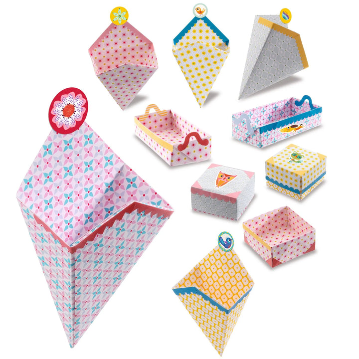 Small Boxes Origami Paper Craft Kit | DJECO