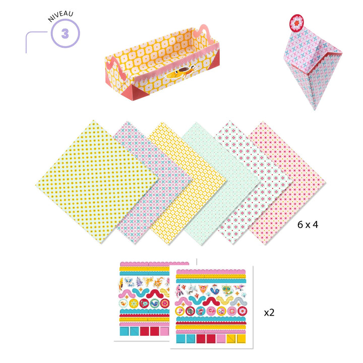 Small Boxes Origami Paper Craft Kit | DJECO