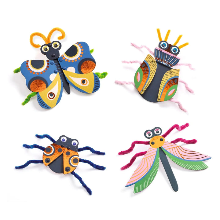 Fuzzy Bugs 3D Collage | DJECO