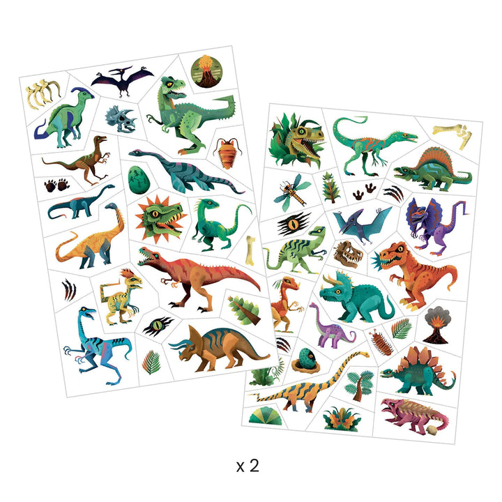 Temporary Tattoos - Dino Club | DJECO