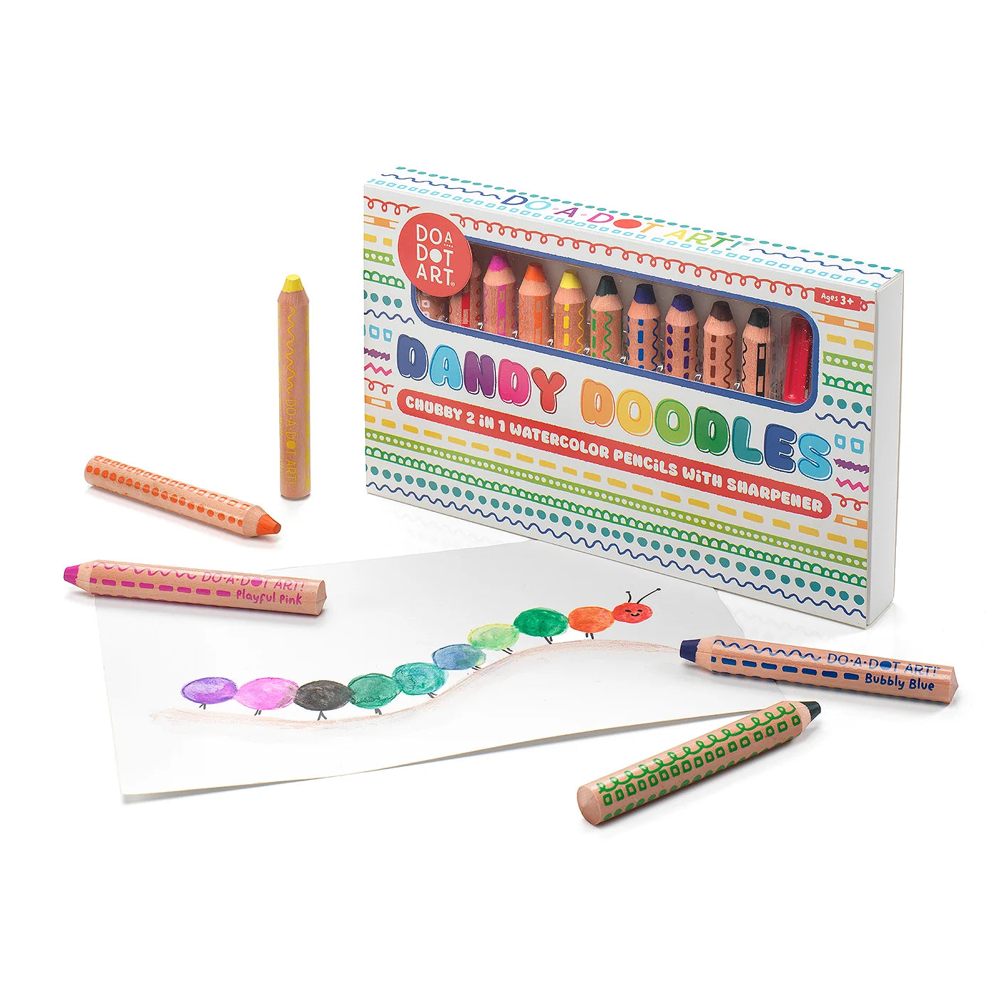 Dandy Doodle Wooden Watercolor Pencils | Do-A-Dot