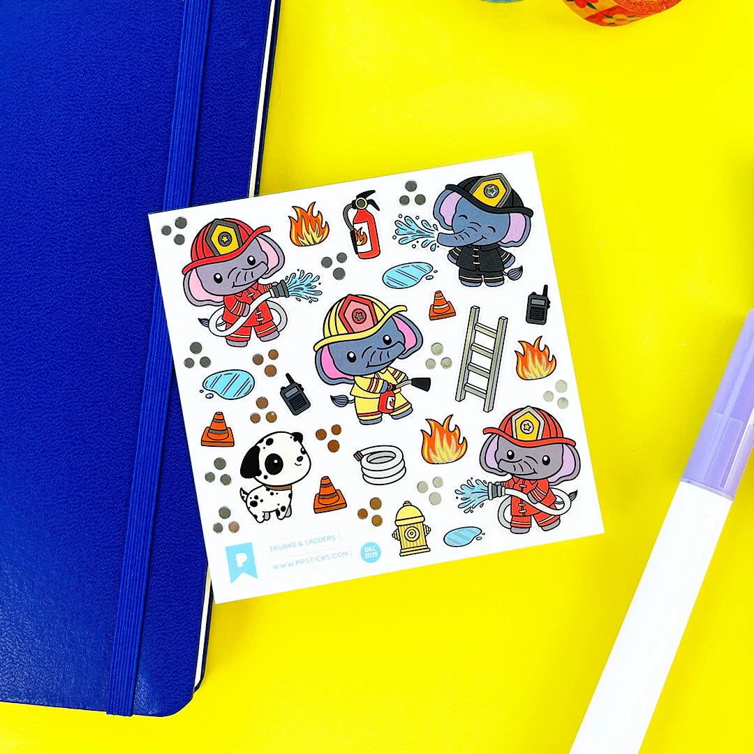 Trunks & Ladders Stickers | Pipsticks