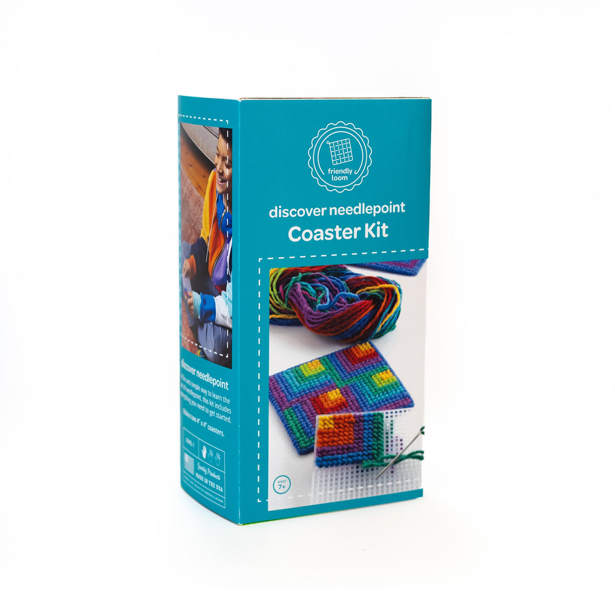 Discover Needlepoint: Coaster Kit | Friendly Loom