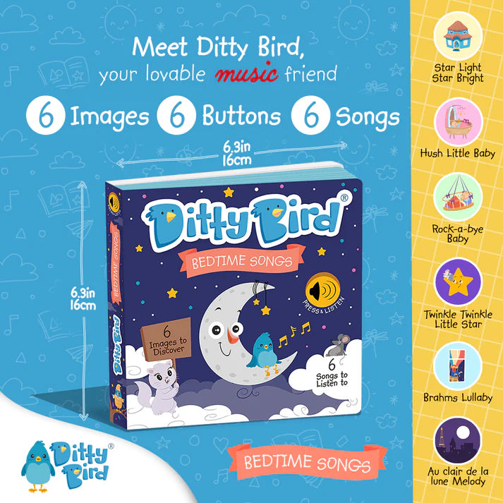 Bedtime Songs - USB-C Rechargeable | Ditty Bird