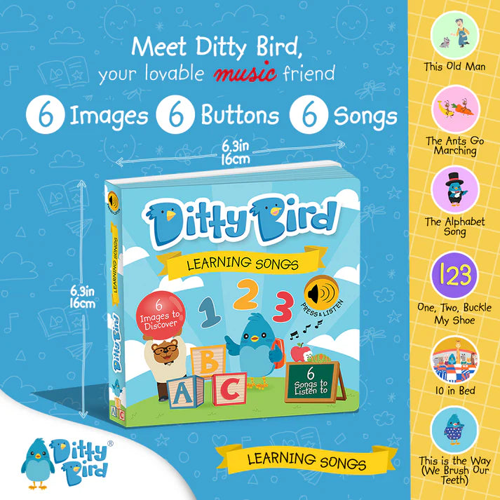 Learning Songs - USB-C Rechargeable | Ditty Bird