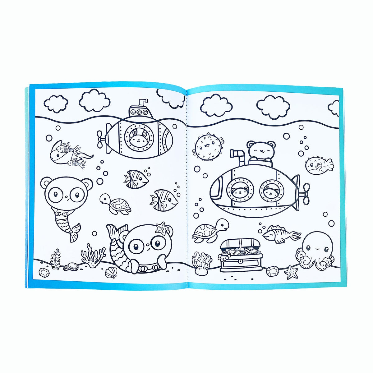 Draw-Along Sealife Sticker Book | Pipsticks