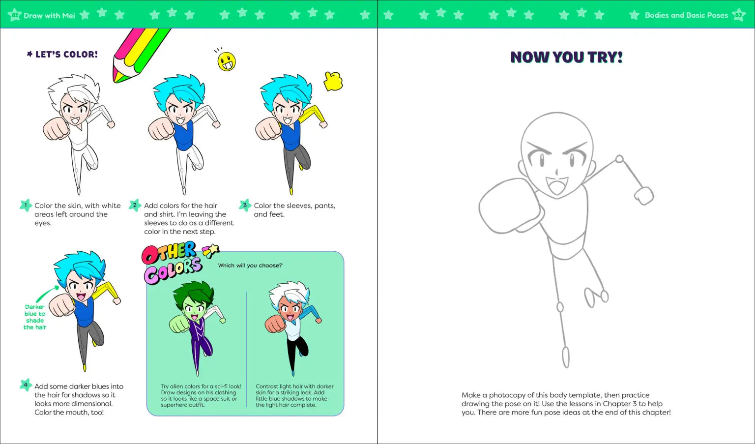 Draw with Mei: How to Draw Anime Characters