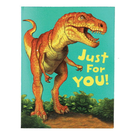 T-Rex Foil Enclosure Card