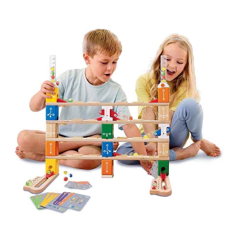 Quadrilla Basic Coding Set Marble Run | Hape - LOCAL PICK UP