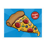 Scratch & Sniff Pizza Gift Enclosure Card