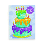 Scratch & Sniff Funky Cake Gift Enclosure Card