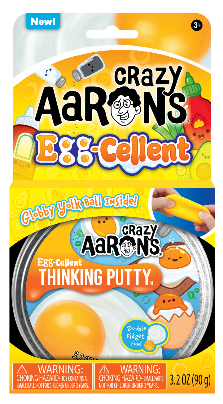 Eggcellent - Full Size 4" Thinking Putty Tin | Crazy Aarons