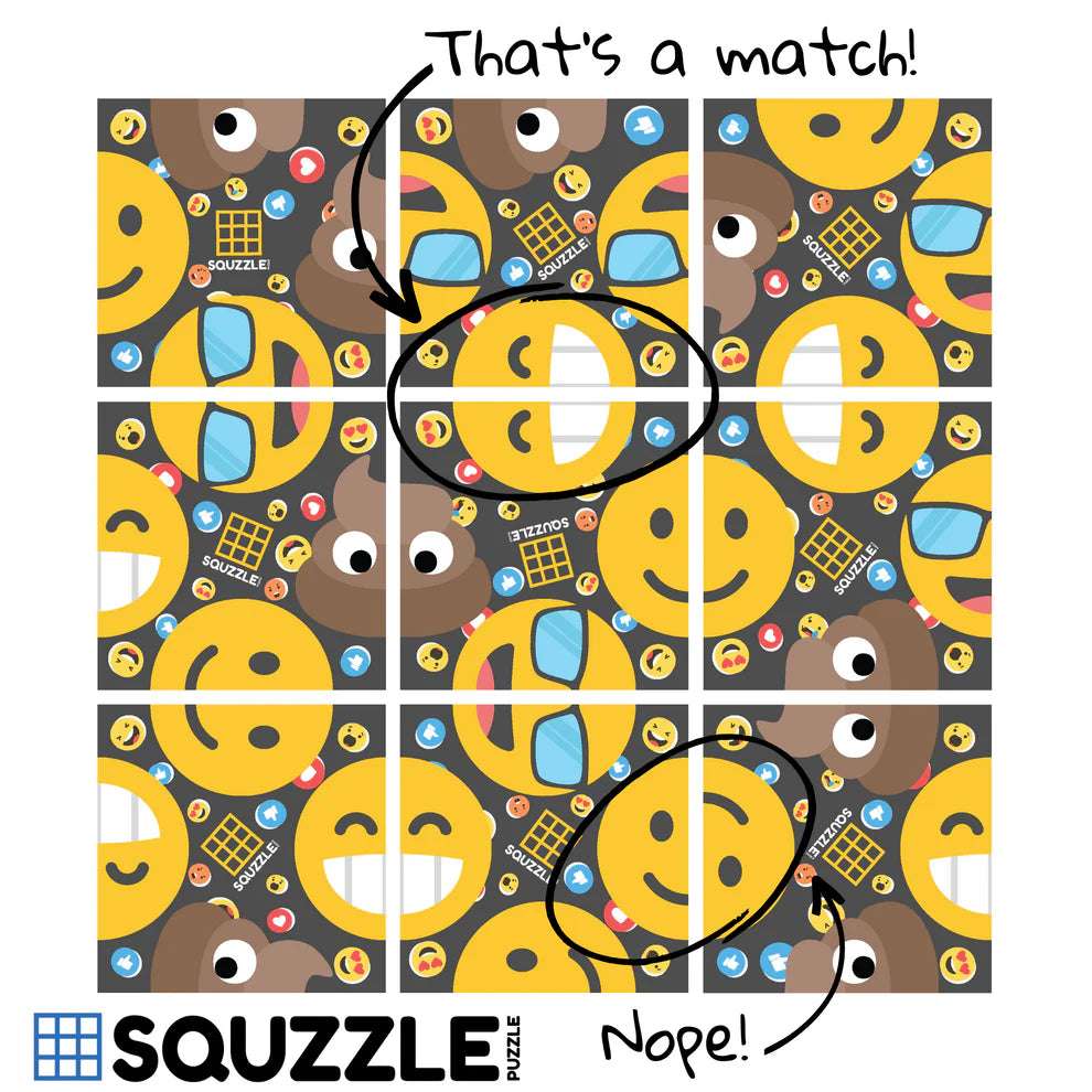 Emoji Squzzle Puzzle | Fun Squared Games