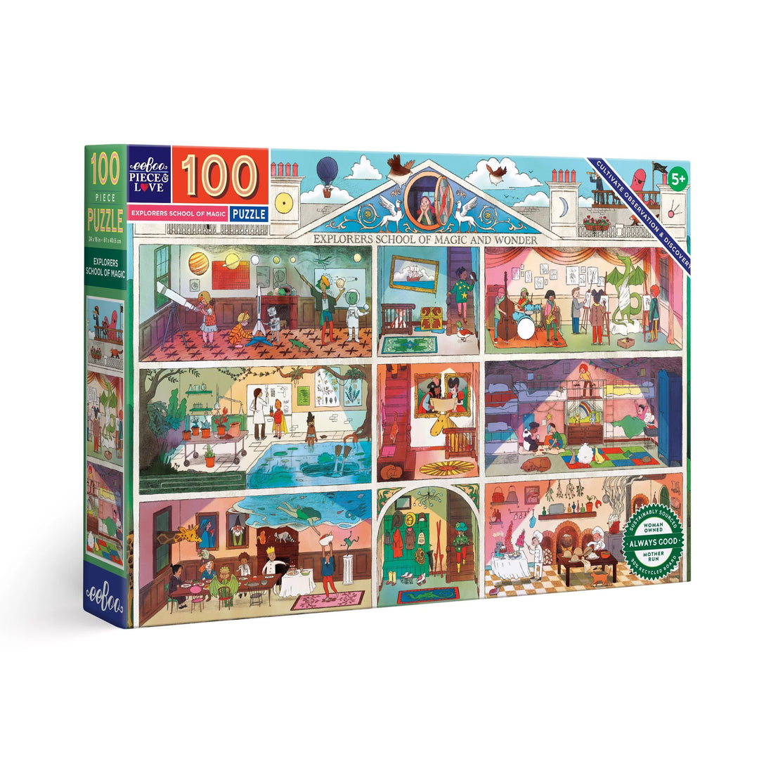 Explorers School of Magic 100 Piece Puzzle| eeboo