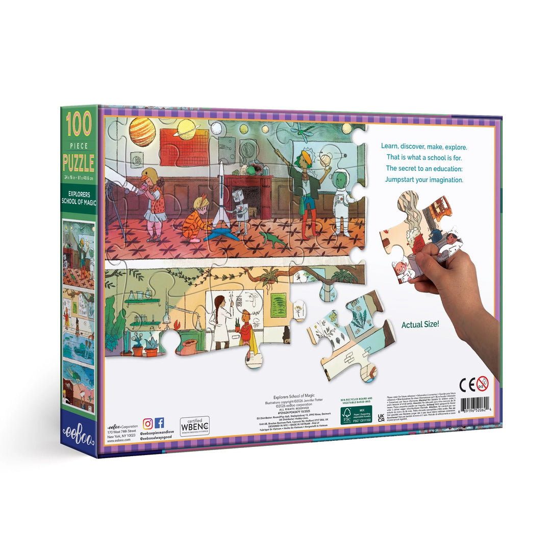 Explorers School of Magic 100 Piece Puzzle| eeboo