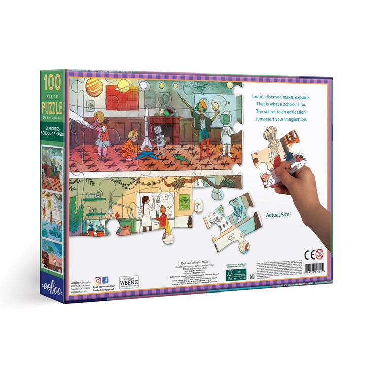 Explorers School of Magic 100 Piece Puzzle| eeboo