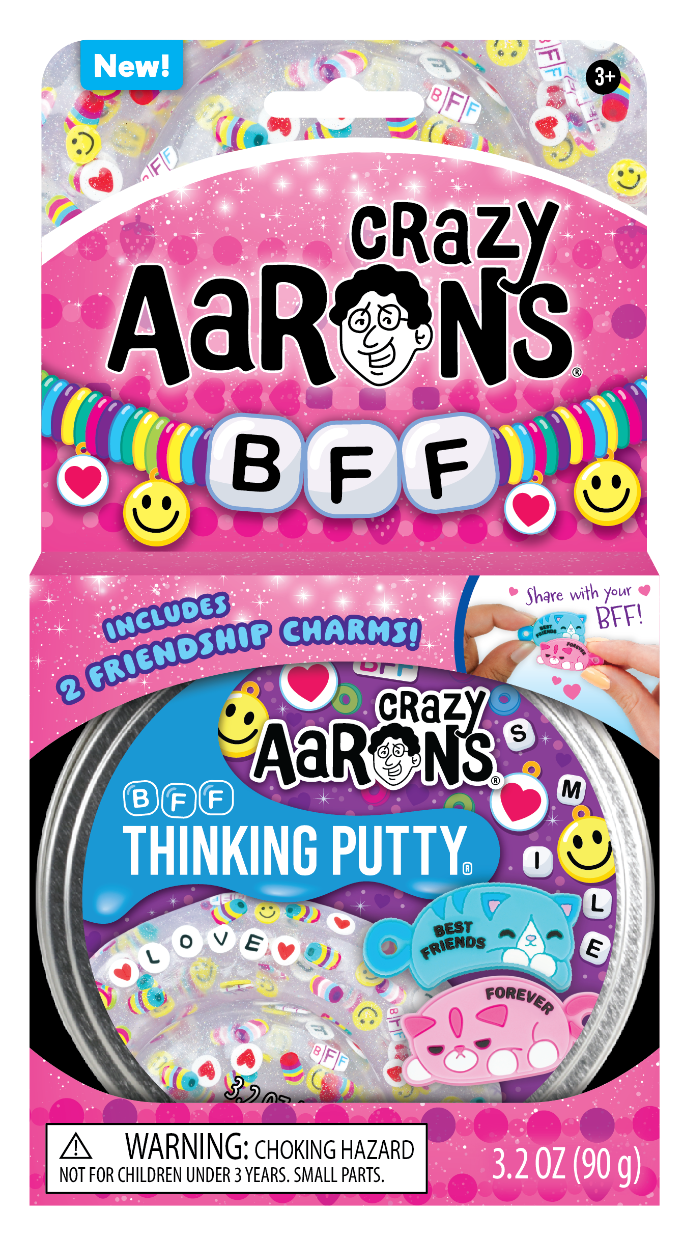 BFF - Full Size 4" Thinking Putty Tin | Crazy Aarons