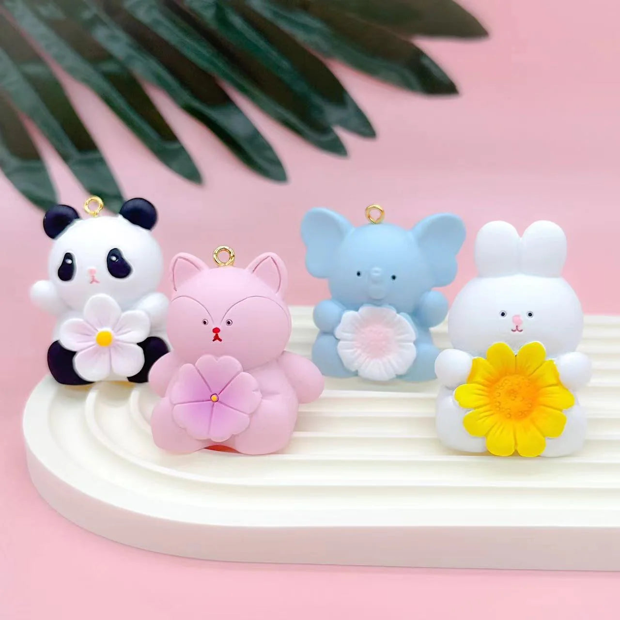 Flower Animals Key Charm | BC Mini
