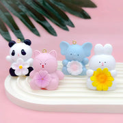 Flower Animals Key Charm | BC Mini