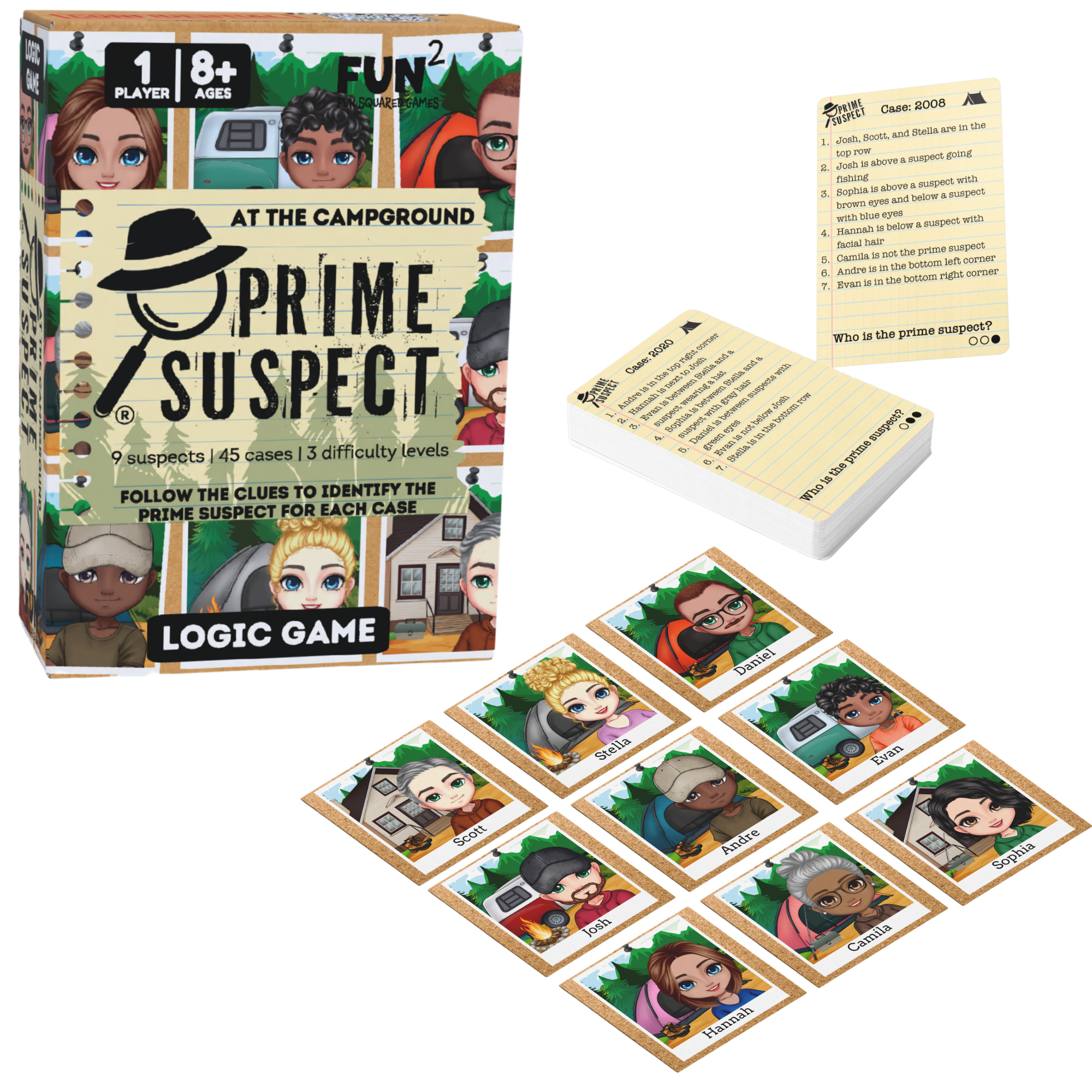 Prime Suspect Solo: At The Campground | Fun Squared Games