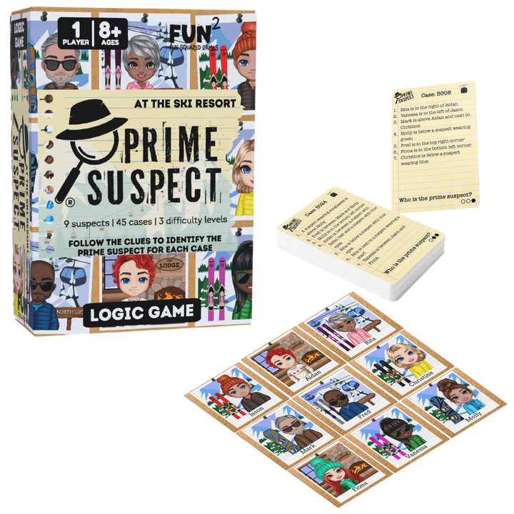 Prime Suspect Solo: At The Ski Resort | Fun Squared Games