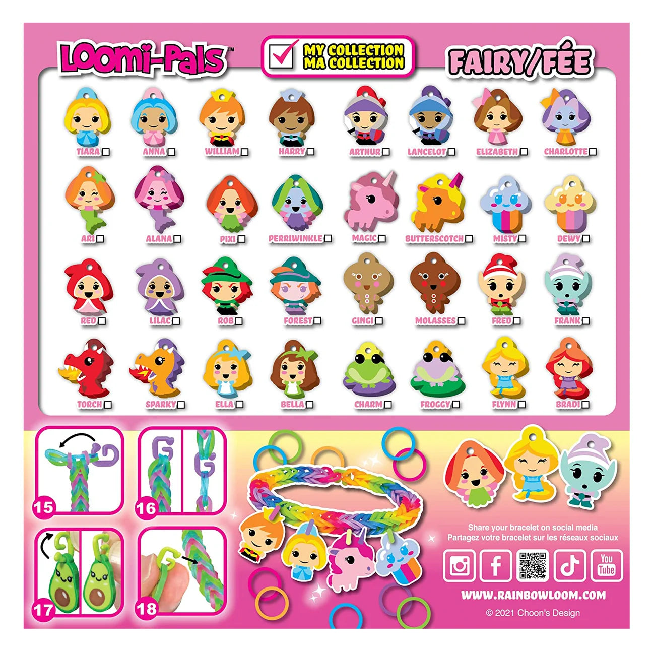 Loomi-Pals® Charm Bracelet Kit - Fairy | Rainbow Loom