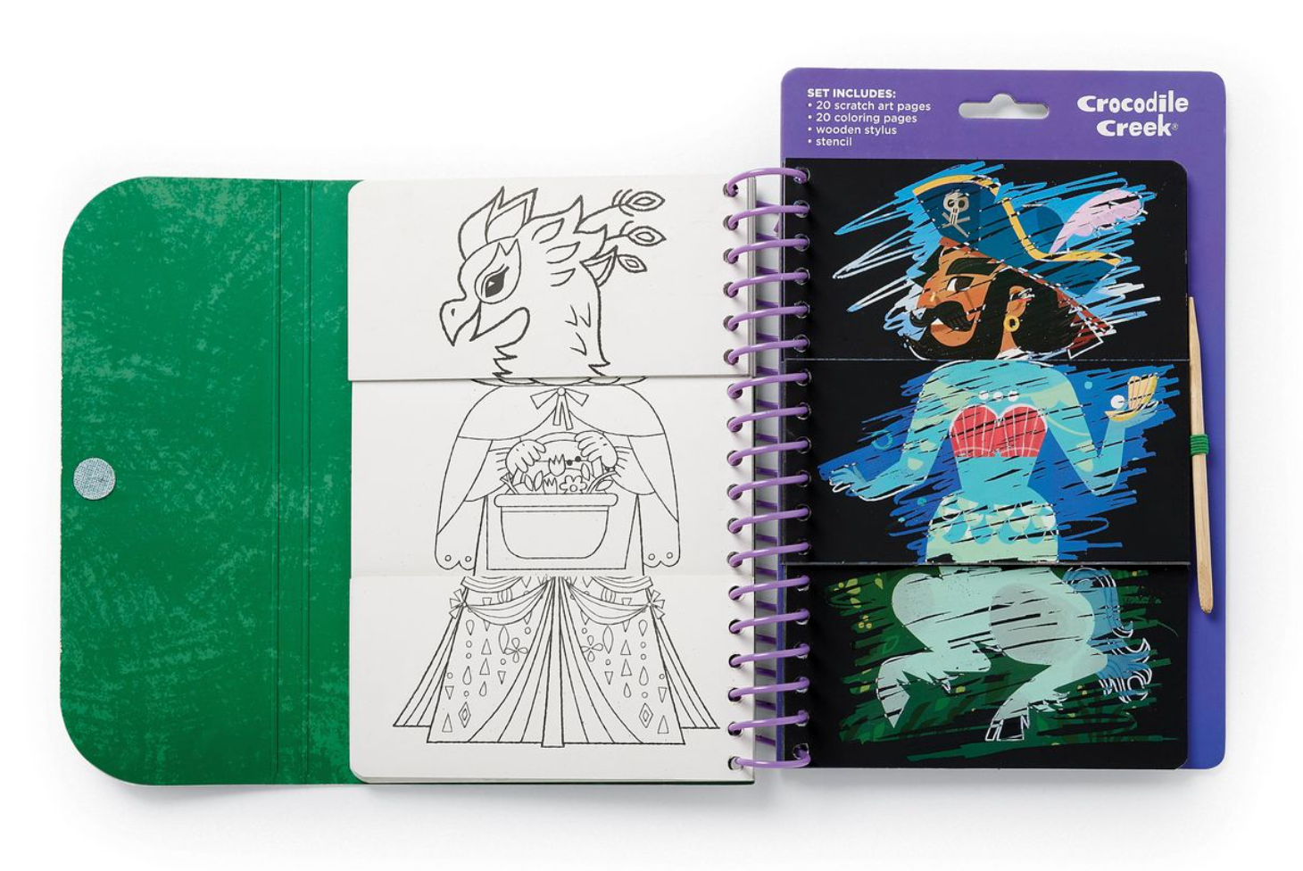 Scratch Art Flip Book - Fairytale Magic | Crocodile Creek