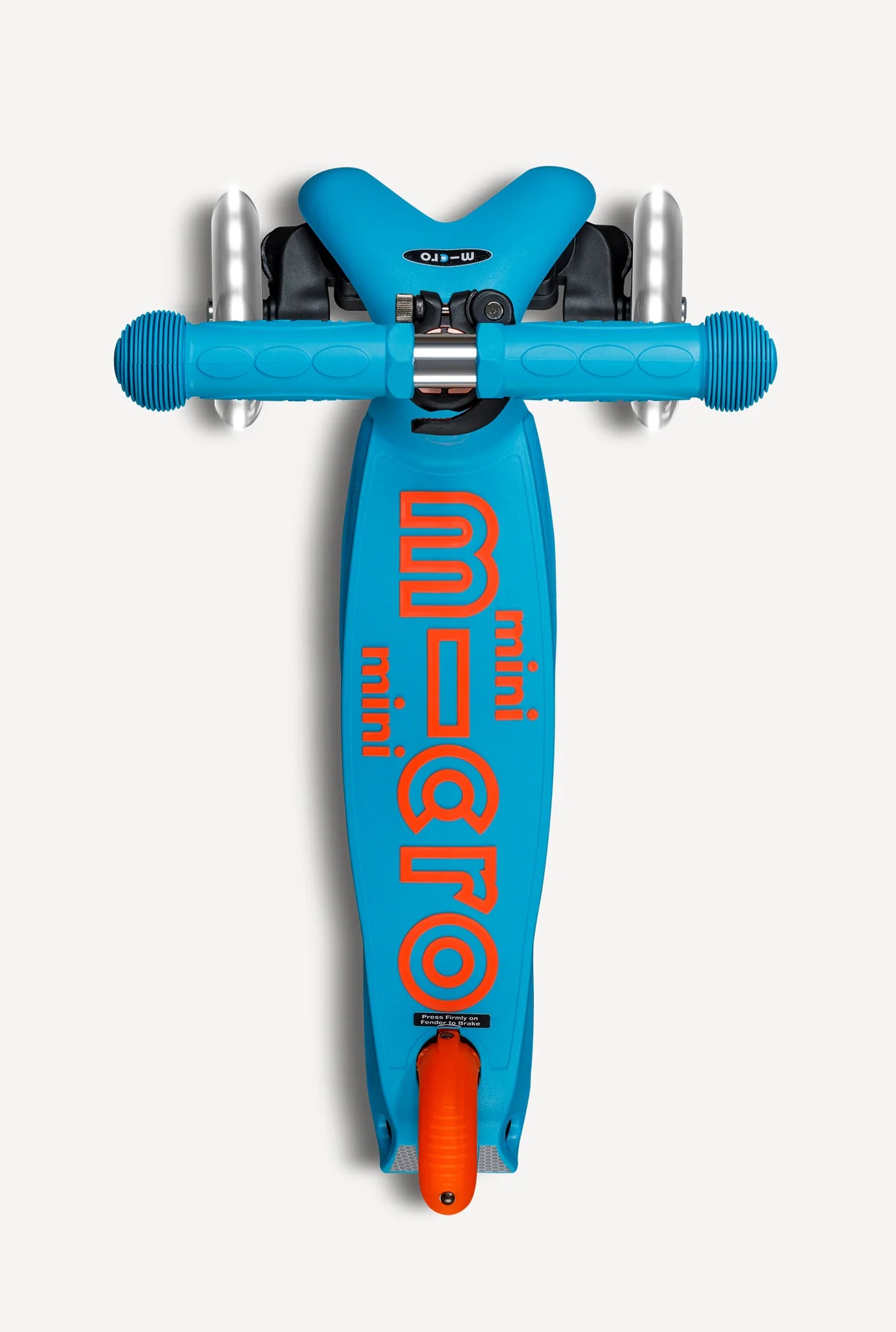 Micro Mini Foldable LED Scooter - Sunset Orange/Aqua - LOCAL PICK UP ONLY