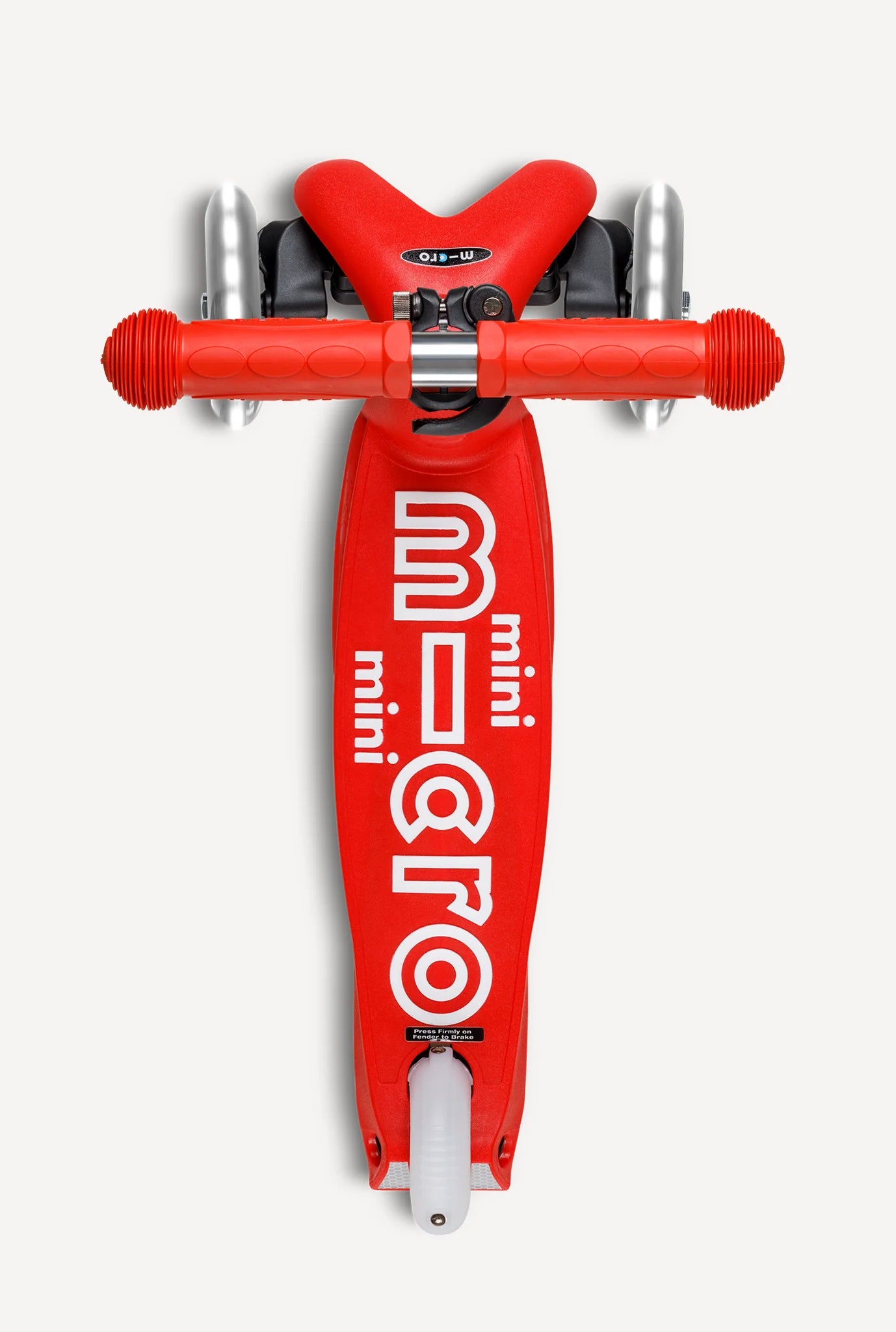 Micro Mini Foldable LED Scooter - Red/White - LOCAL PICK UP ONLY