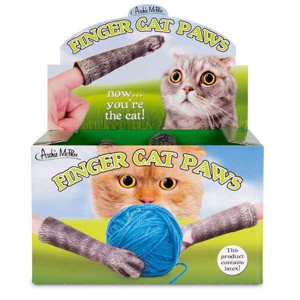Finger Cat Paws bulk display box
