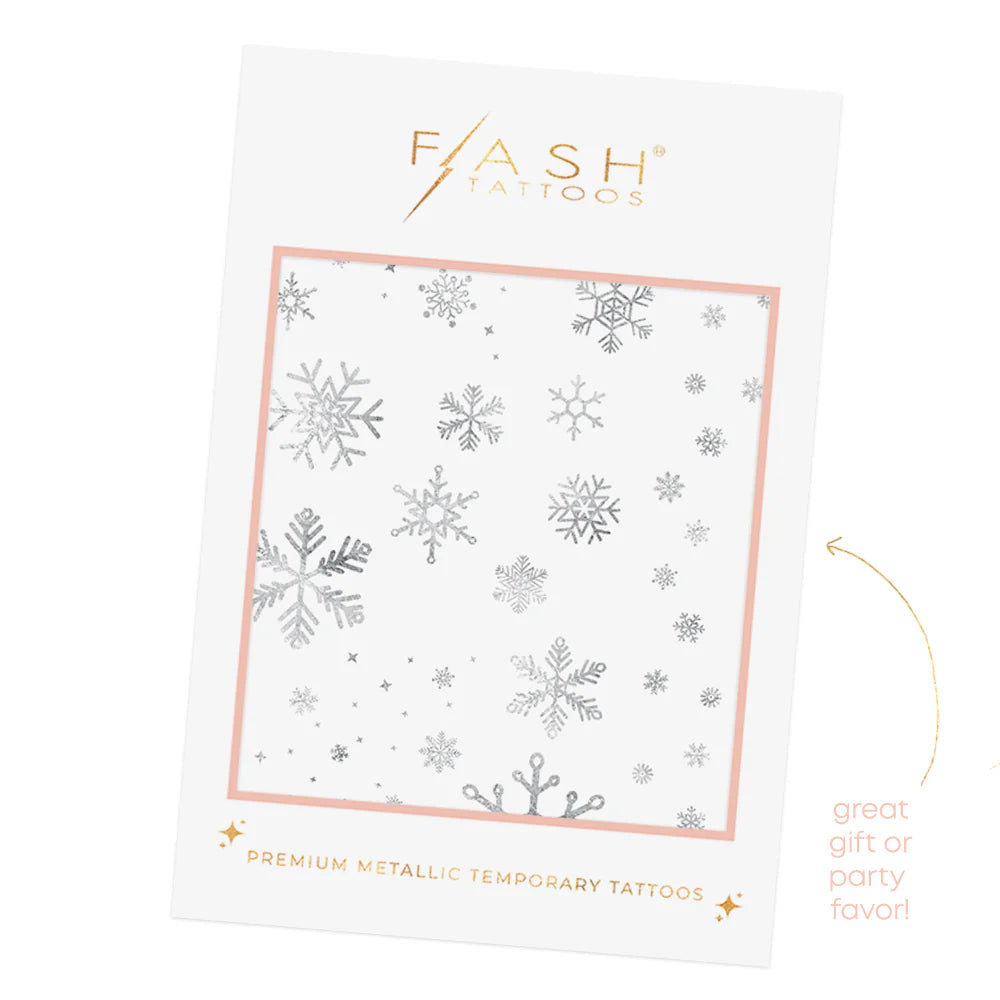 Winter Frost Holiday Temporary Tattoo Pack