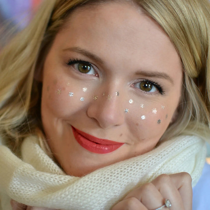 Snowflake Freckles Temporary Tattoo