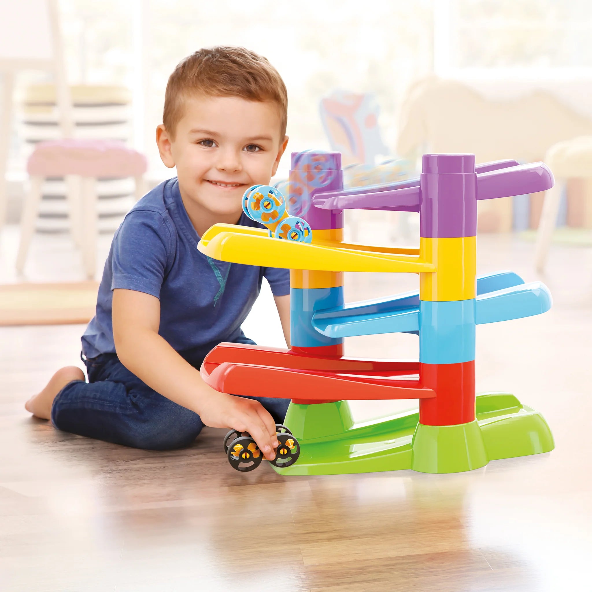 Flip Car Race Track | Quercetti - LOCAL PICK UP ONLY