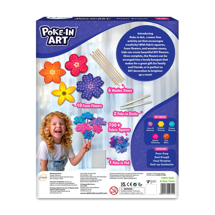 Poke In Art - Flower Bouquet | Skillmatics
