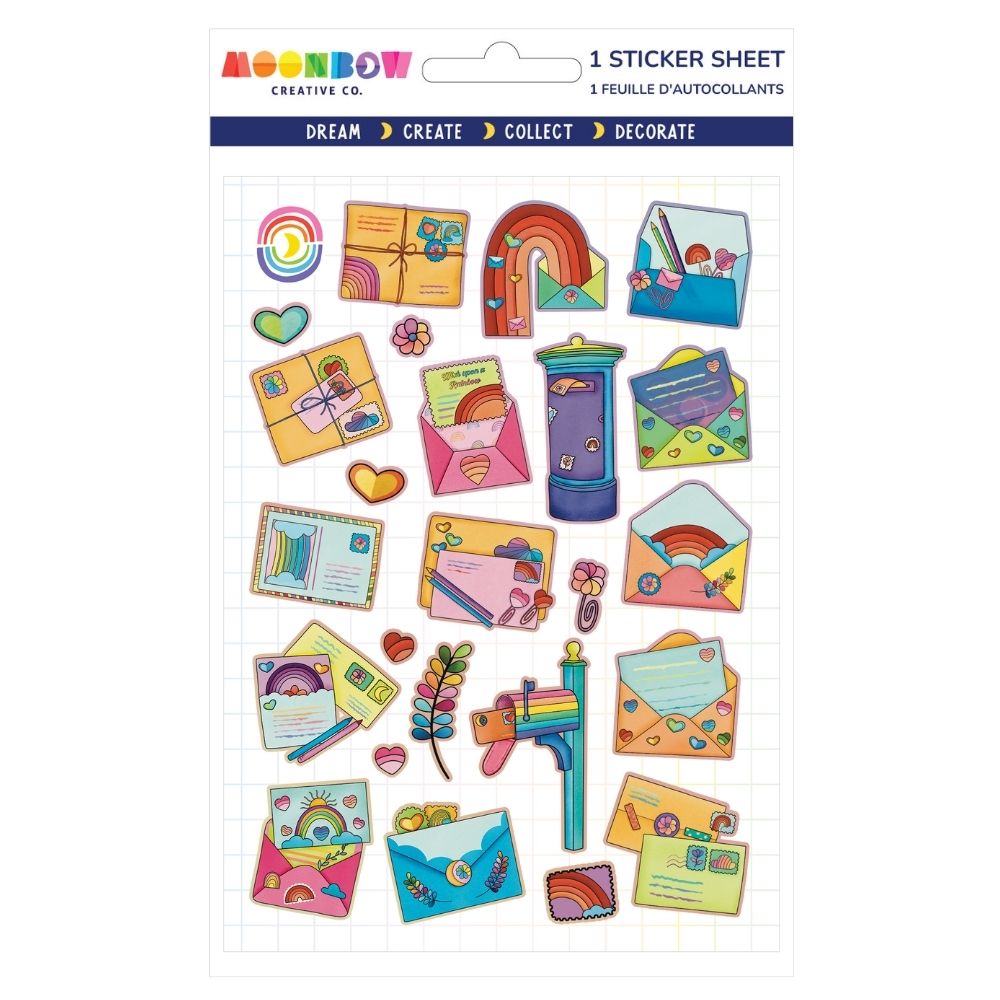Follow the Rainbow Mail Rainbow Foil Sticker Sheet | MoonBow