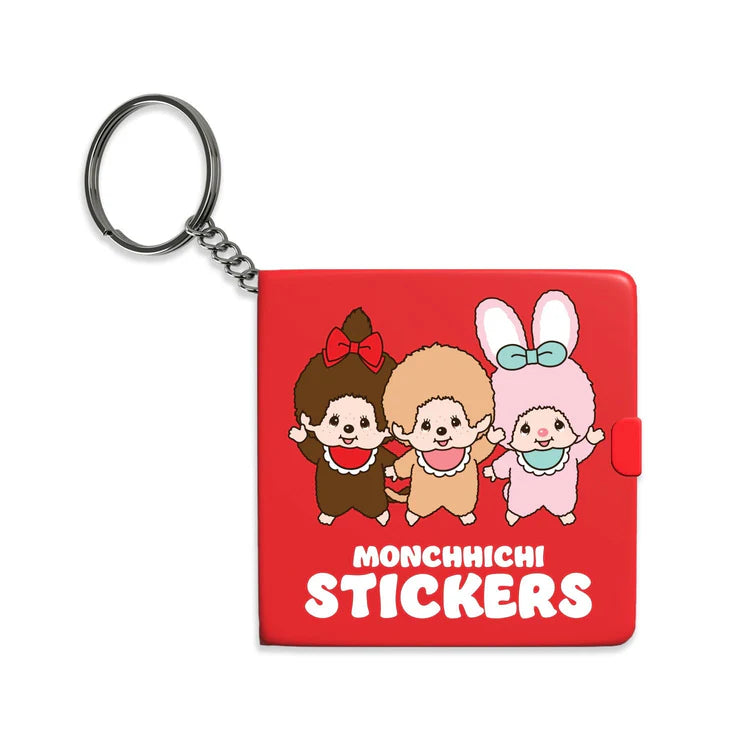 Friends Forever Monchhichi Mini Stickerbook Keychain | Pipsticks