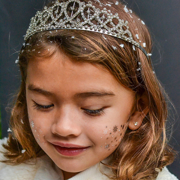 Snowflake Eye Jewel Temporary Tattoo