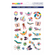 Funky Bugs Hologram Sticker Sheet | MoonBow