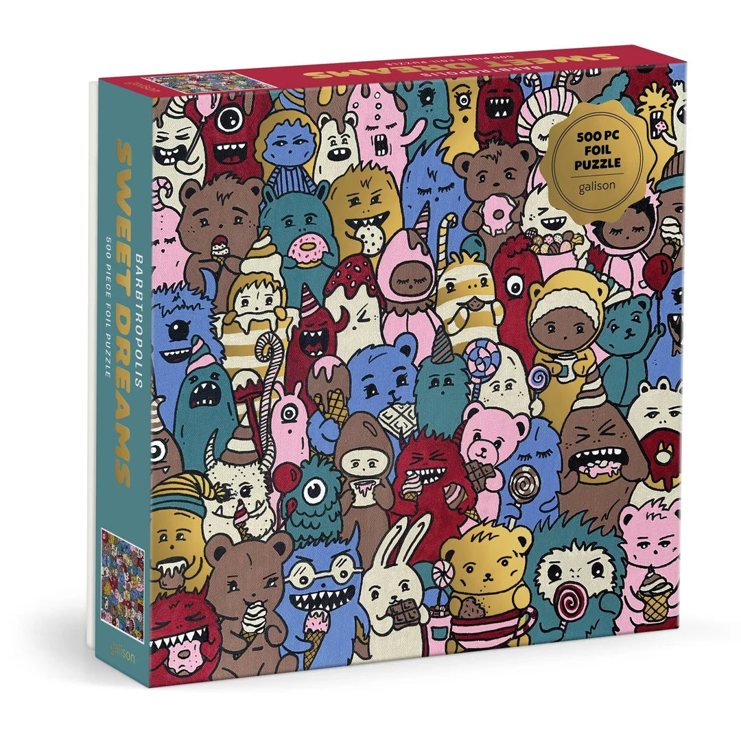 Barbtropolis Sweet Dreams 500 Piece Foil Puzzle | Galison