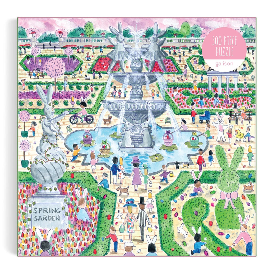 Michael Storrings Spring Egg Hunt 500 Piece Puzzle | Galison