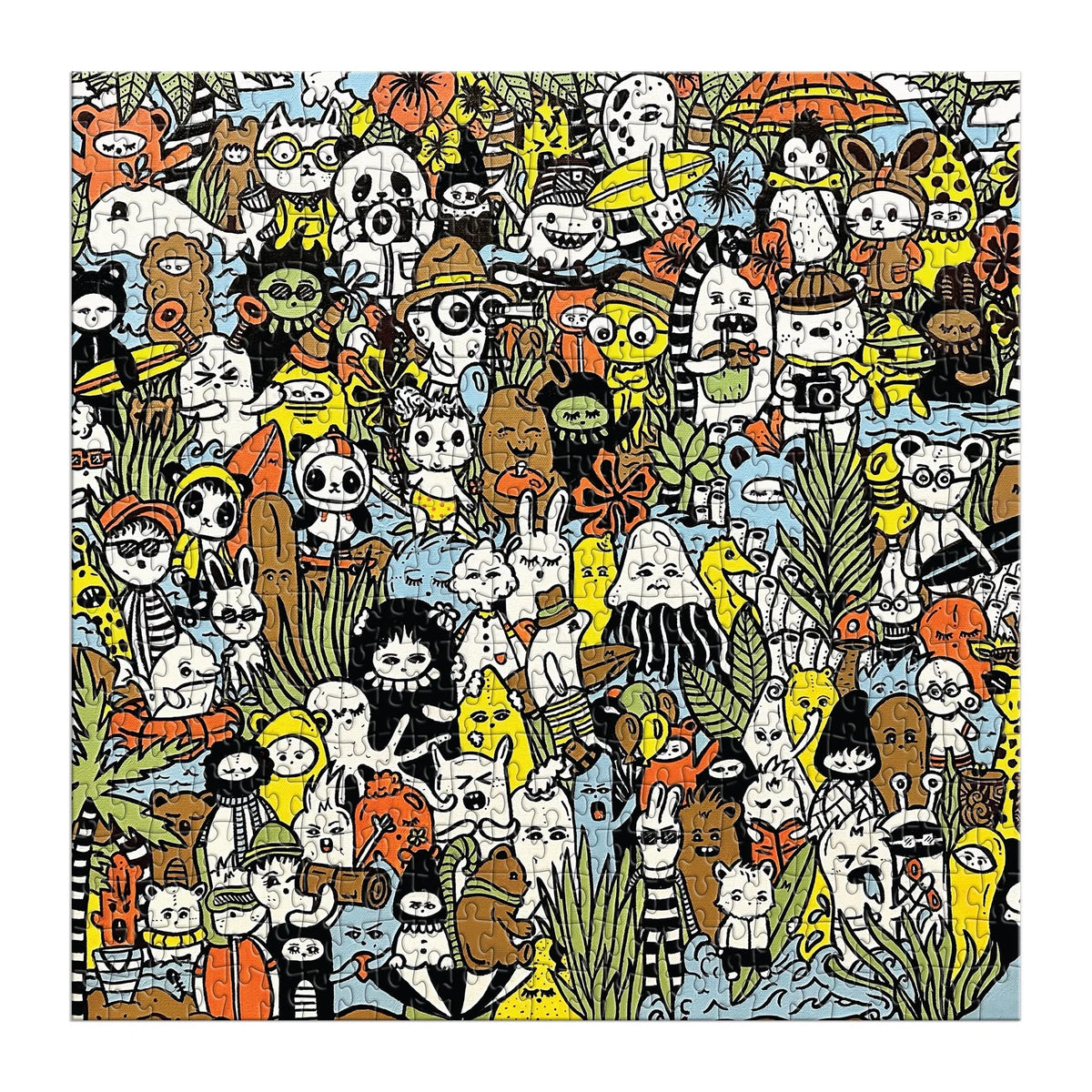 Barbtropolois Wild Nights 500 Piece Puzzle | Galison