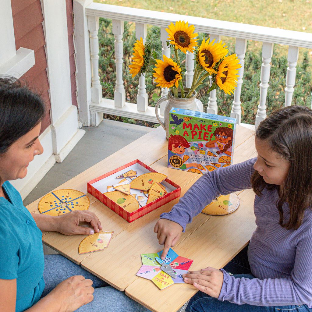 Make A Pie Fraction Game | eeboo