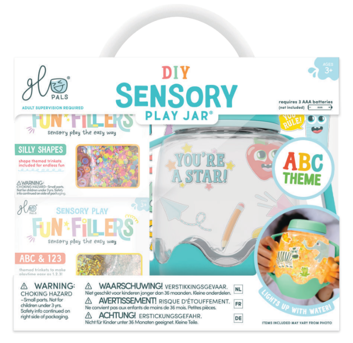 DIY Sensory Play Jar Set: ABC Theme | Glo Pals