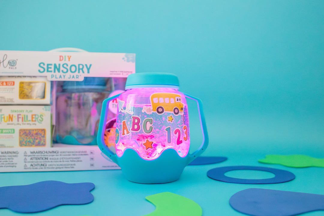 DIY Sensory Play Jar Set: ABC Theme | Glo Pals