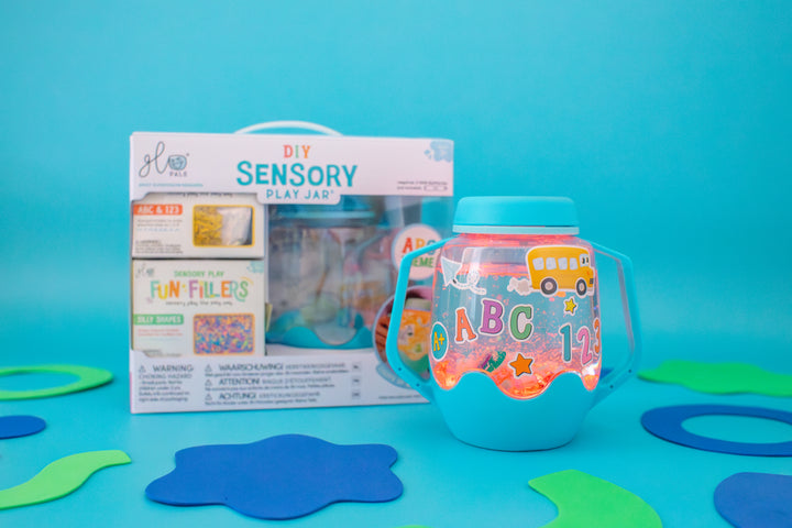 DIY Sensory Play Jar Set: ABC Theme | Glo Pals