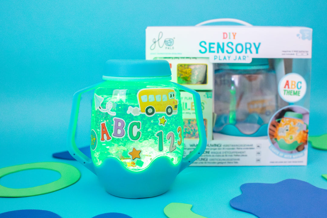 DIY Sensory Play Jar Set: ABC Theme | Glo Pals