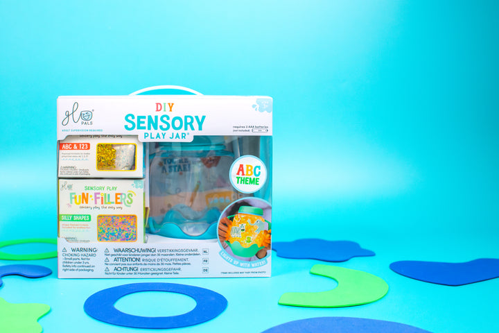 DIY Sensory Play Jar Set: ABC Theme | Glo Pals