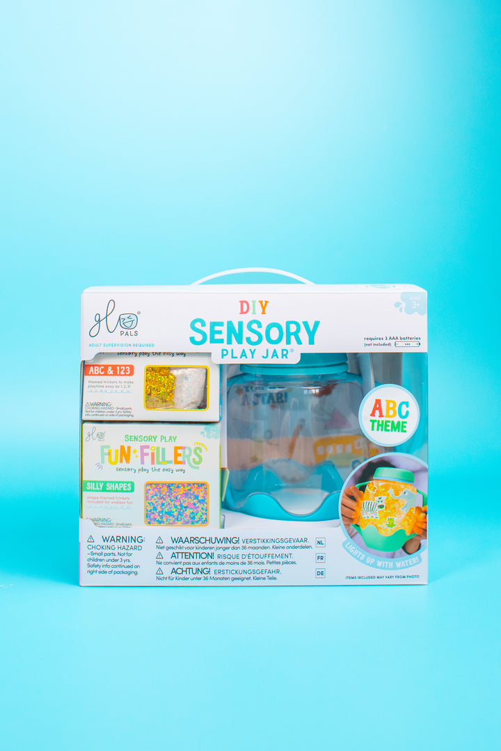 DIY Sensory Play Jar Set: ABC Theme | Glo Pals
