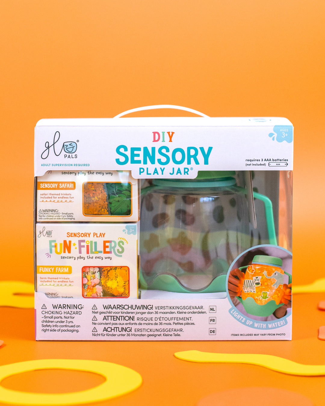 DIY Sensory Play Jar Set: Zoo Theme | Glo Pals